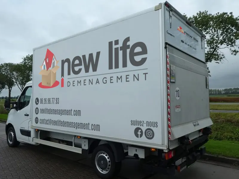 Camionnette de déménagement New Life Déménagement